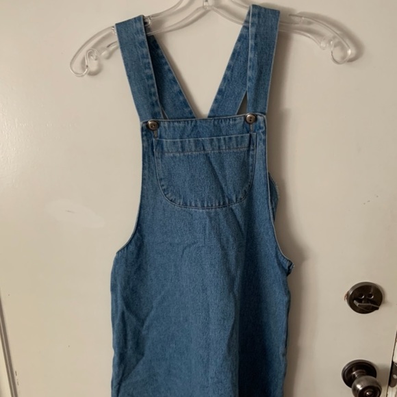 Denim Overall Dress - Picture 3 of 4
